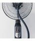 Ventilador Vaporizador De Pie Hukam 70W 40cm Negro + Mando