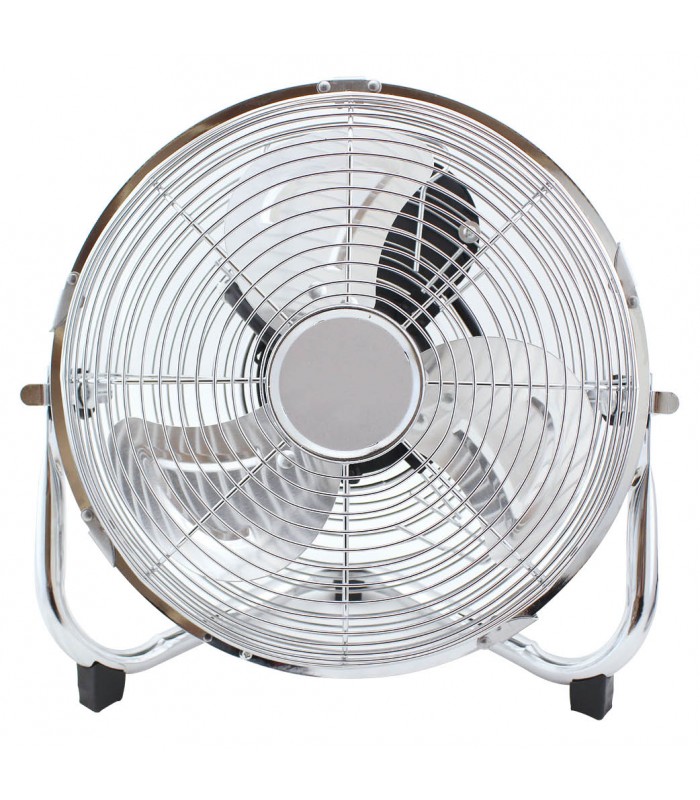 Ventilador Metálico De Suelo Gumba 70W 40cm Cromo