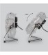 Ventilador Metálico De Suelo Gumba 70W 40cm Cromo