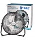 Ventilador Metálico De Suelo Gumba 70W 40cm Negro