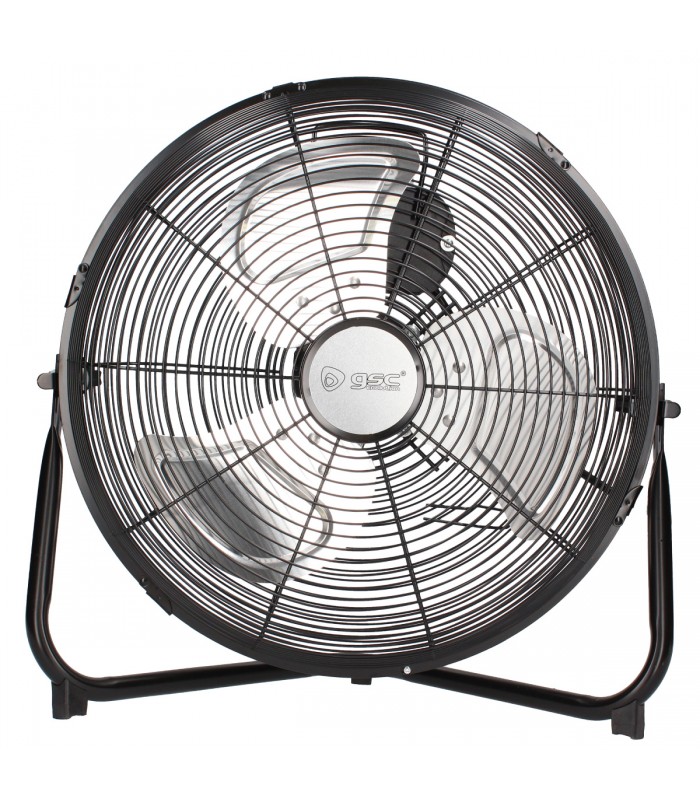 Ventilador Metálico De Suelo Gumba 70W 40cm Negro