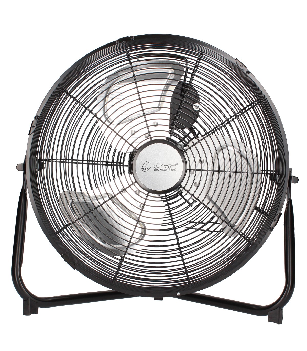 Ventilador Metálico De Suelo Gumba 70W 40cm Negro