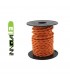 Cable Textil Trenzado Naranja 2x0.75mm - Metro