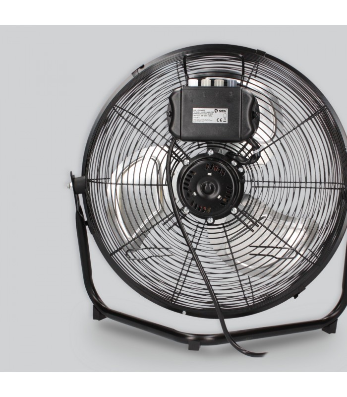 Ventilador Metálico De Suelo Gumba 70W 40cm Negro