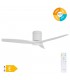 Ventilador Kasama Blanco DC 15W 1534Lm 3 Aspas Blanco CCT