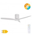 Ventilador Kasama Blanco DC 15W 1534Lm 3 Aspas Blanco CCT
