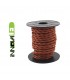 Cable Textil Trenzado Cobrizo/Granate 2x0.75mm - Metro