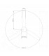 Ventilador Kasama Negro DC 15W 1534Lm 3 Aspas Negro CCT