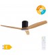 Ventilador Kasama Negro DC 15W 1534Lm 3 Aspas Haya CCT