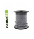 Cable Textil Negro/Gris 2x0.75mm - Metro