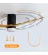 Ventilador Kasama Negro DC 15W 1534Lm 3 Aspas Haya CCT