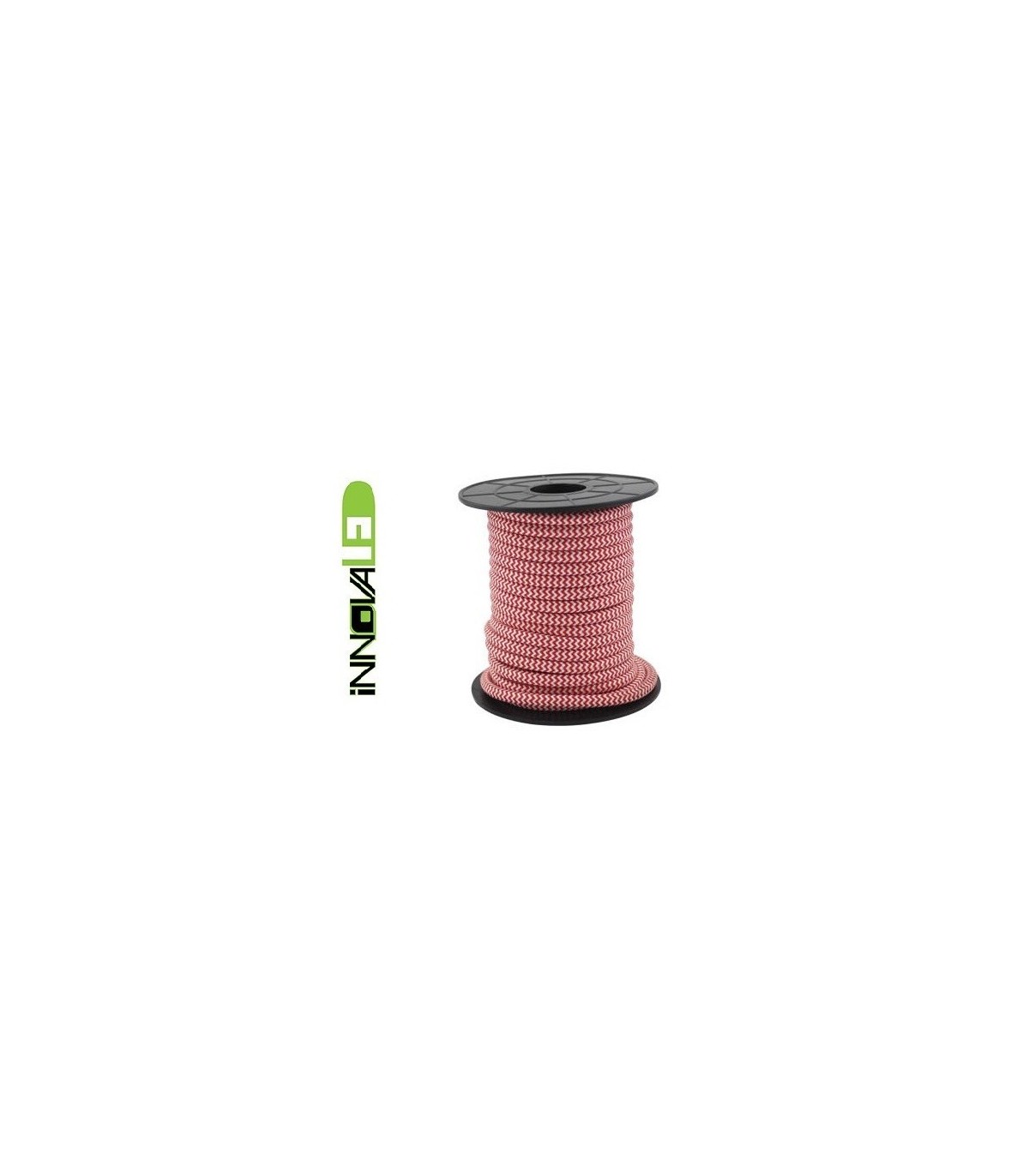 Cable Textil Rojo/Blanco 2x0.75mm - Metro