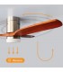 Ventilador Kasama Niquel DC 15W 1534Lm 3 Aspas Roble CCT