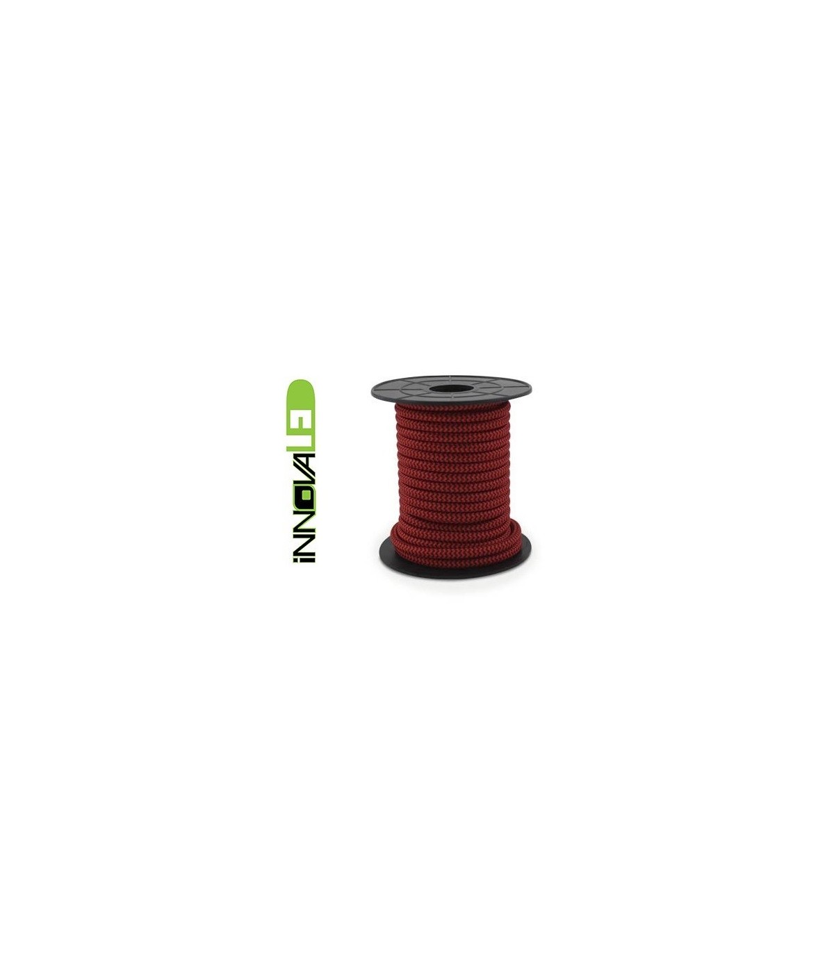 Cable Textil Rojo/Negro 2x0.75mm - Metro