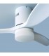 Ventilador Kasama Blanco DC 15W 1534Lm 3 Aspas Blanco CCT