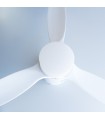 Ventilador Kasama Blanco DC 15W 1534Lm 3 Aspas Blanco CCT