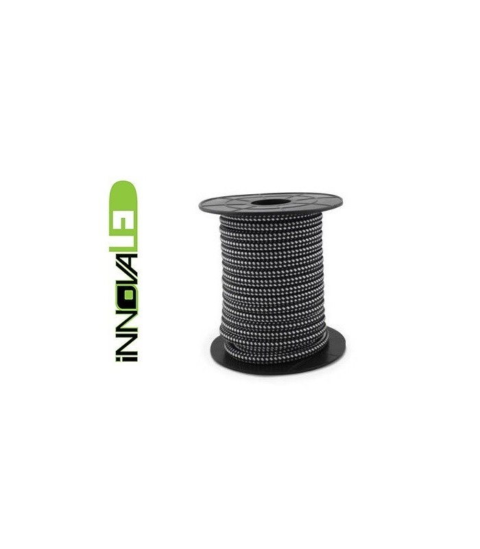 Cable Textil Negro/Blanco 2x0.75mm - Metro