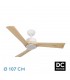 Ventilador de Techo ORINOCO Blanco DC 24W 2424Lm 3 Aspas Haya CCT