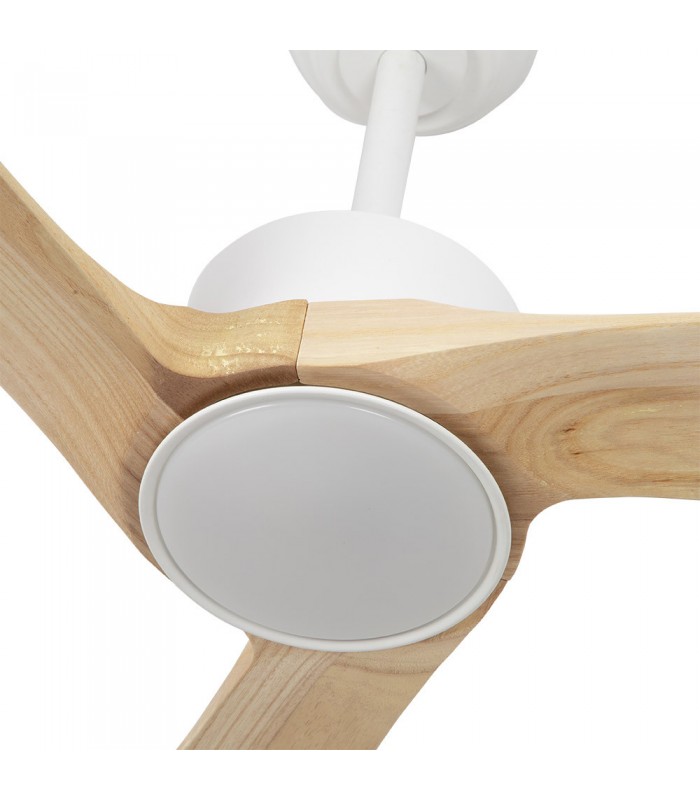 Ventilador de Techo ORINOCO Blanco DC 24W 2424Lm 3 Aspas Haya CCT