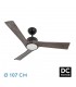 Ventilador de Techo ORINOCO Negro DC 24W 2424Lm 3 Aspas Roble CCT
