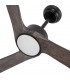 Ventilador de Techo ORINOCO Negro DC 24W 2424Lm 3 Aspas Roble CCT