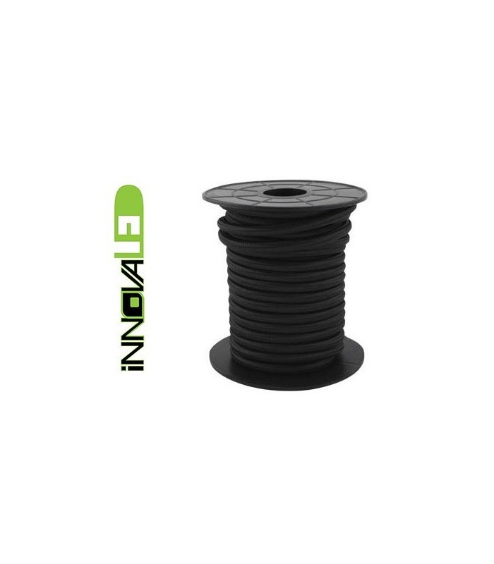 Cable Textil Negro 2x0.75mm - Metro