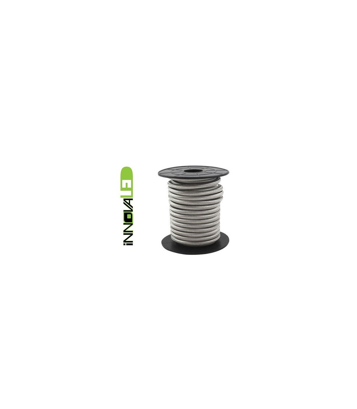 Cable Textil Plateado 2x0.75mm - Metro