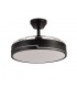 Ventilador Olimpia DC 72W 7200Lm 3 Aspas Negro CCT