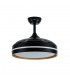 Ventilador Nalon DC 72W 7200Lm 3 Aspas Negro/Roble CCT