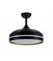 Ventilador Nalon DC 72W 7200Lm 3 Aspas Negro/Roble CCT