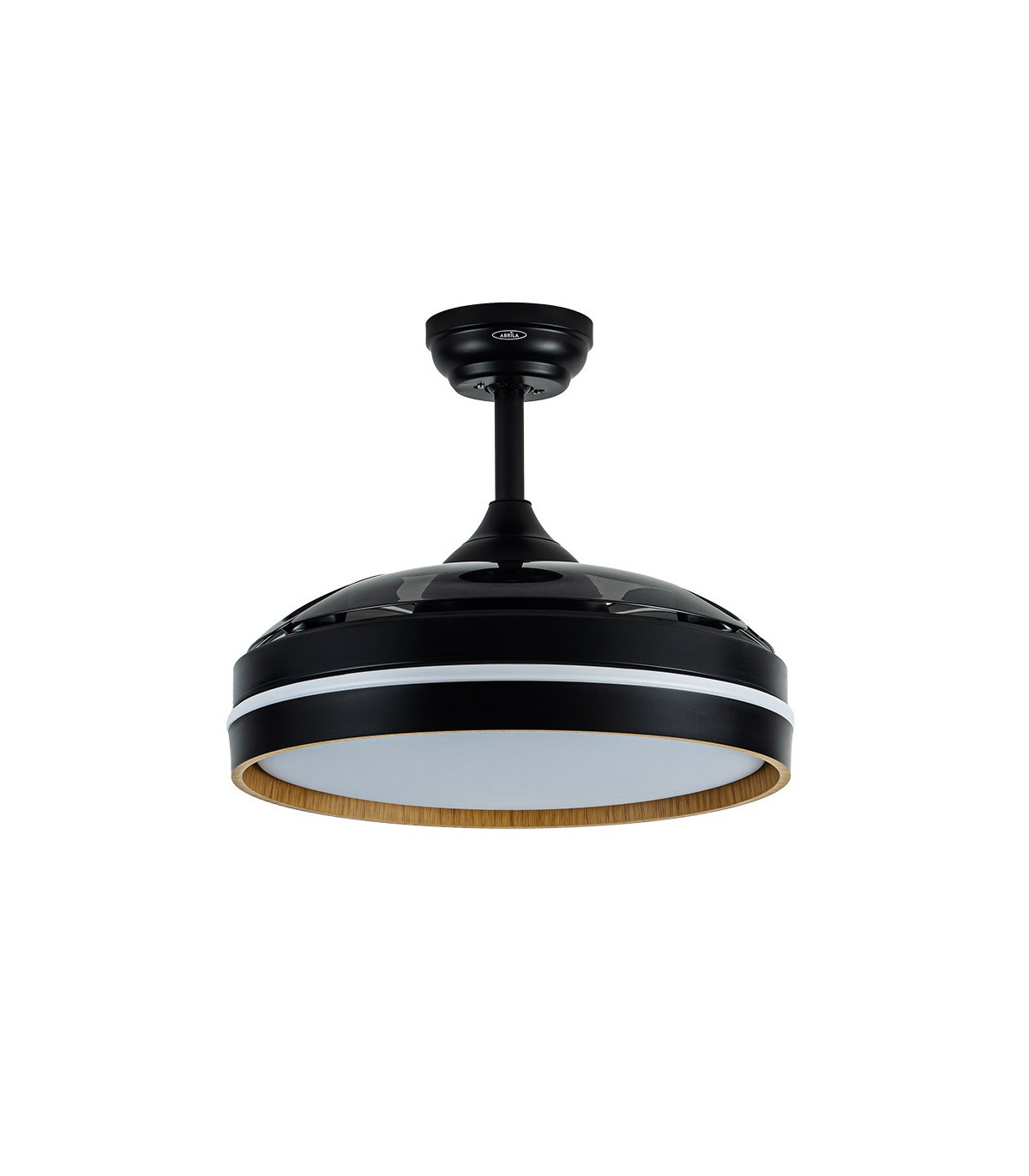 Ventilador Nalon DC 72W 7200Lm 3 Aspas Negro/Roble CCT
