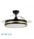 Ventilador Viper DC 72W 7200Lm 3 Aspas Negro/Oro CCT