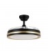 Ventilador Viper DC 72W 7200Lm 3 Aspas Negro/Oro CCT