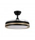 Ventilador Viper DC 72W 7200Lm 3 Aspas Negro/Haya CCT