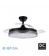 Ventilador Escarcha DC 72W 7200Lm 3 Aspas Negro/Gris CCT