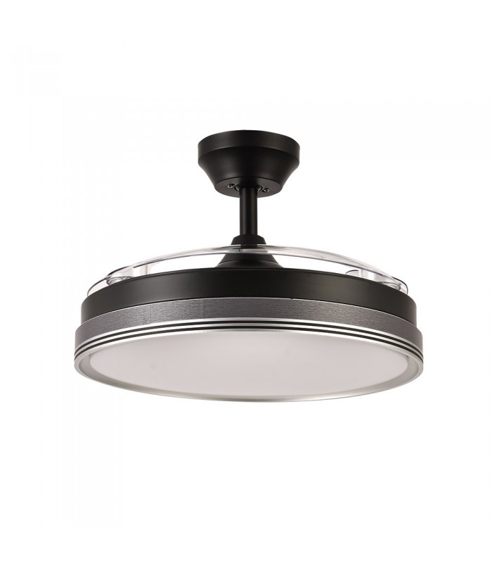 Ventilador Escarcha DC 72W 7200Lm 3 Aspas Negro/Gris CCT