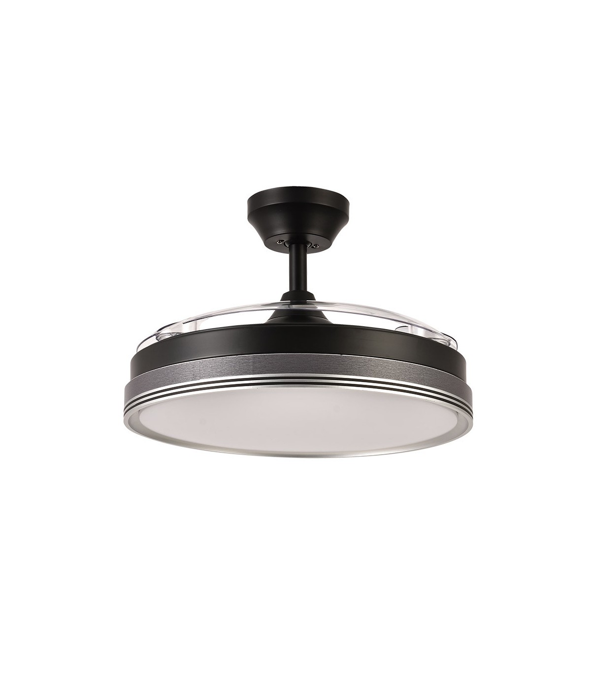 Ventilador Escarcha DC 72W 7200Lm 3 Aspas Negro/Gris CCT