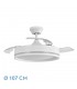 Ventilador Cerrato DC 72W 7200Lm 3 Aspas Blanco CCT