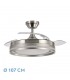 Ventilador Cerrato DC 72W 7200Lm 3 Aspas Niquel CCT