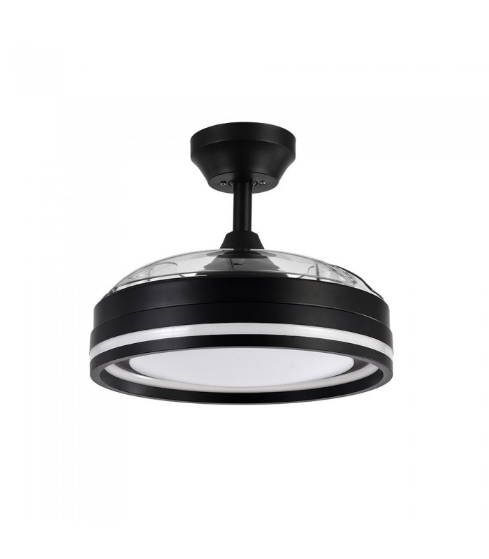 Ventilador Cerrato DC 72W 7200Lm 3 Aspas Negro CCT