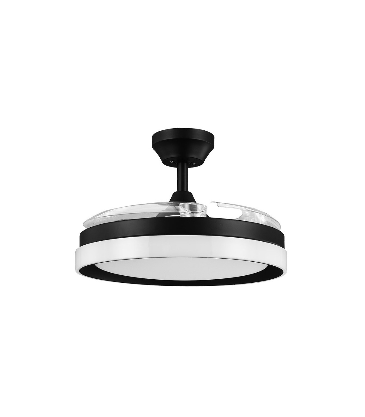 Ventilador Zenit DC 72W 7200Lm 3 Aspas Negro CCT