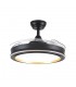 Ventilador Picolo DC 72W 6226Lm 3 Aspas Negro/Oro CCT
