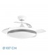 Ventilador Blondi DC 72W 7200Lm 3 Aspas Blanco/Plata CCT