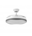 Ventilador Blondi DC 72W 7200Lm 3 Aspas Blanco/Plata CCT