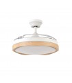 Ventilador Blondi DC 72W 7200Lm 3 Aspas Blanco/Haya CCT