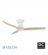 Ventilador de Techo BALTIR Blanco DC 18W 2250Lm 3 Aspas Haya CCT