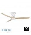 Ventilador de Techo BALTIR Blanco DC 18W 2250Lm 3 Aspas Haya CCT