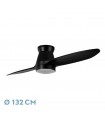 Ventilador de Techo NORDIC DC 24W 2400Lm 2 Aspas Negro CCT