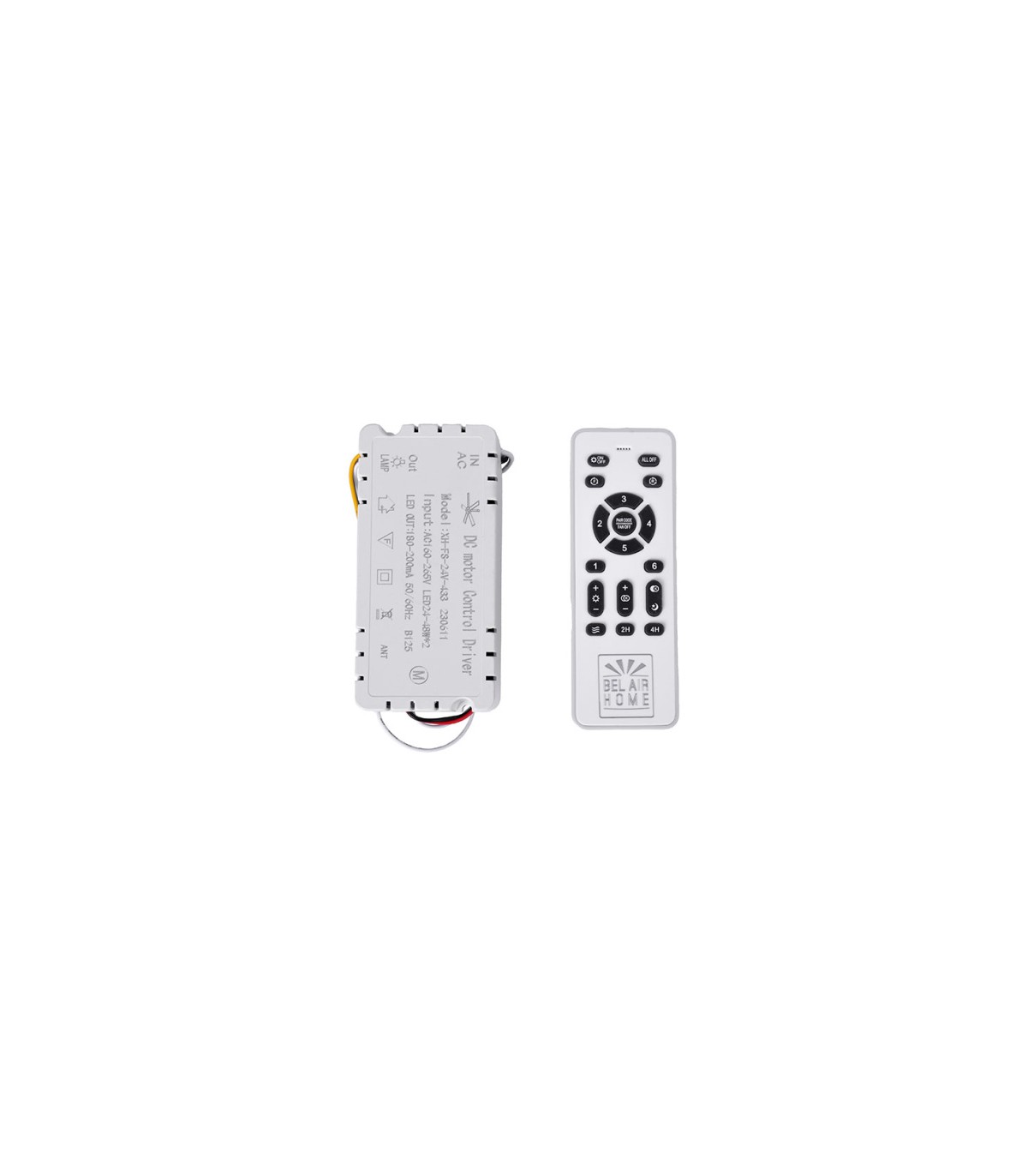 Control Remoto Dimmer Radio frecuencia Ventilador Motor DC
