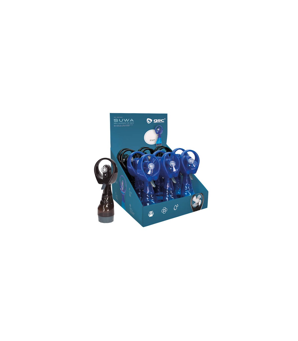 Mini ventilador de agua Suwa 2xAA